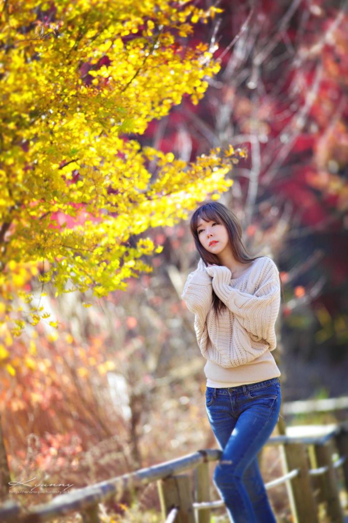 韩国美女韩邵蔚《温暖冬阳》 写真