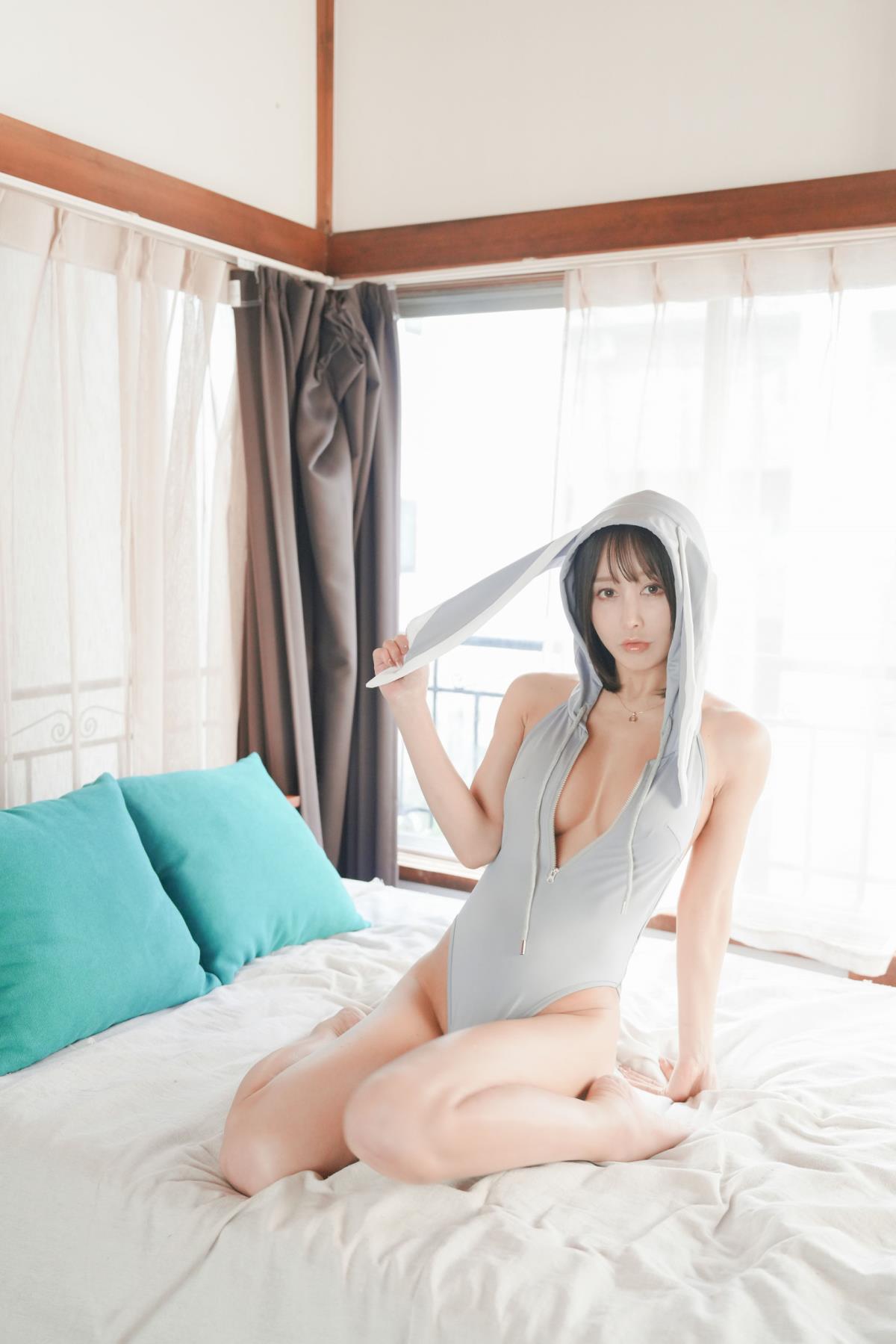 いくみ – (193iKkyu3) Fantia 2023年07月 Bunny Hoodie 写真